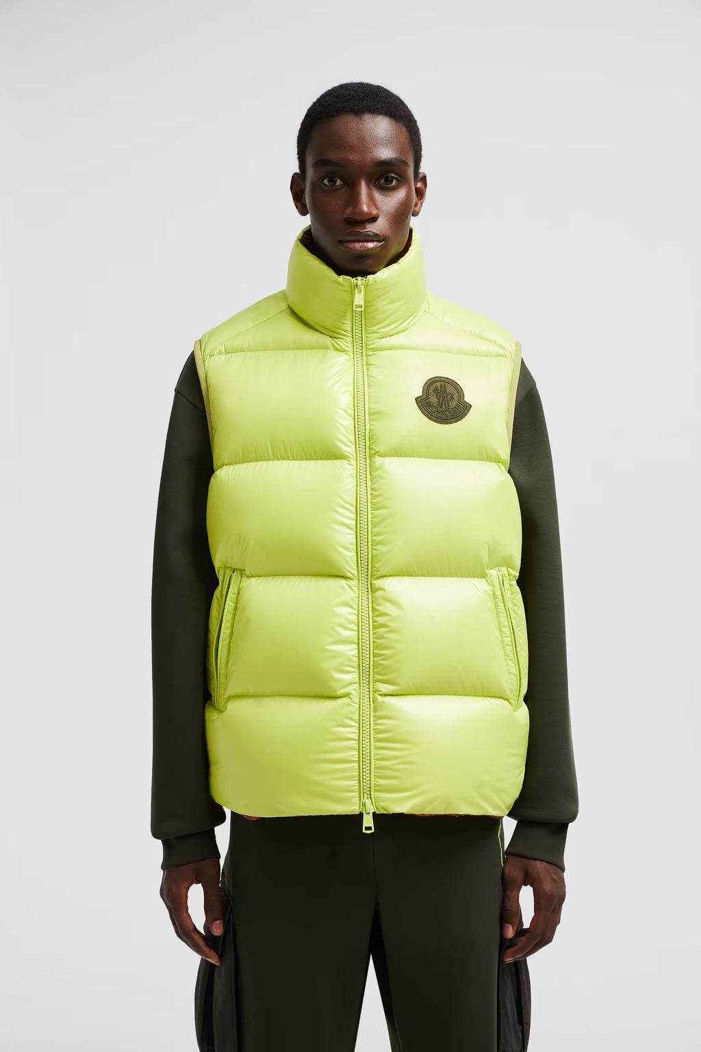 Doudoune sans manche Sumido Moncler Vert citron